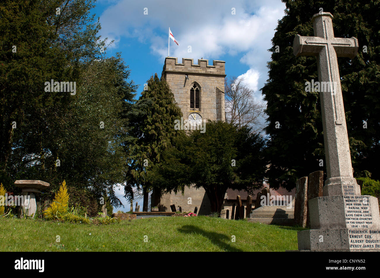 St. Chad`s Church, Tachbrook, Warwickshire, England, UK Stock